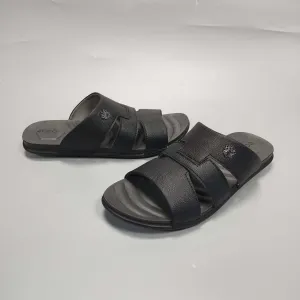 Black Premium Slippers. Italian Sandals