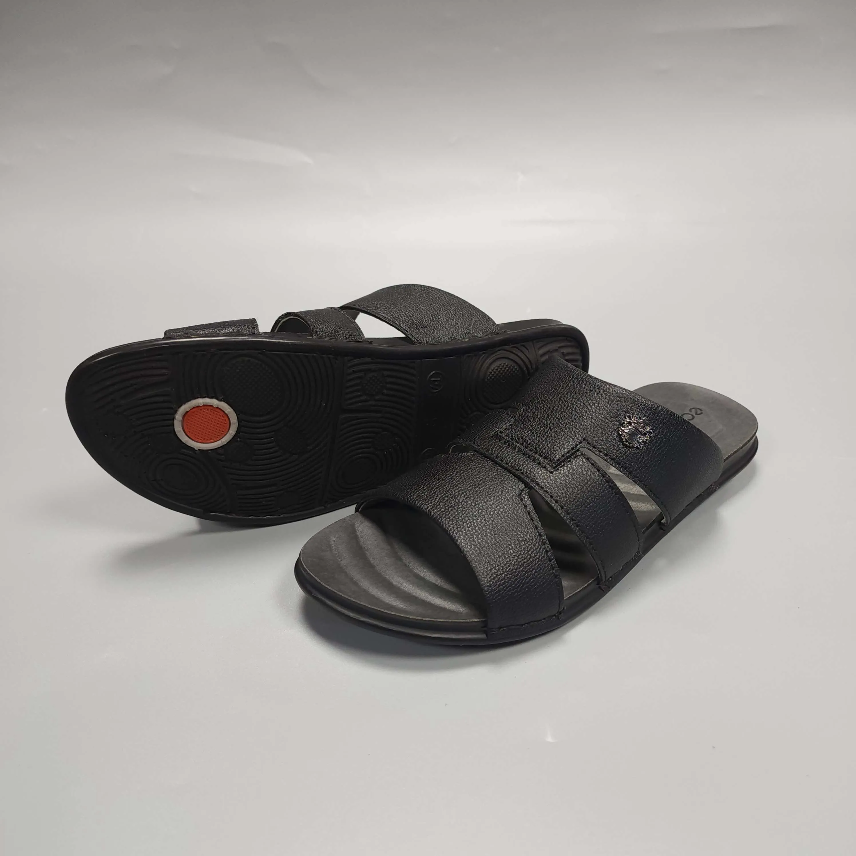 Best Sandals For Wide Feet Black Premium Slippers.