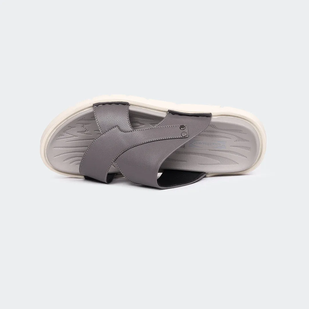 Caliber Slipper Grey For Men ( DANDELION 304G ) Boost Slides