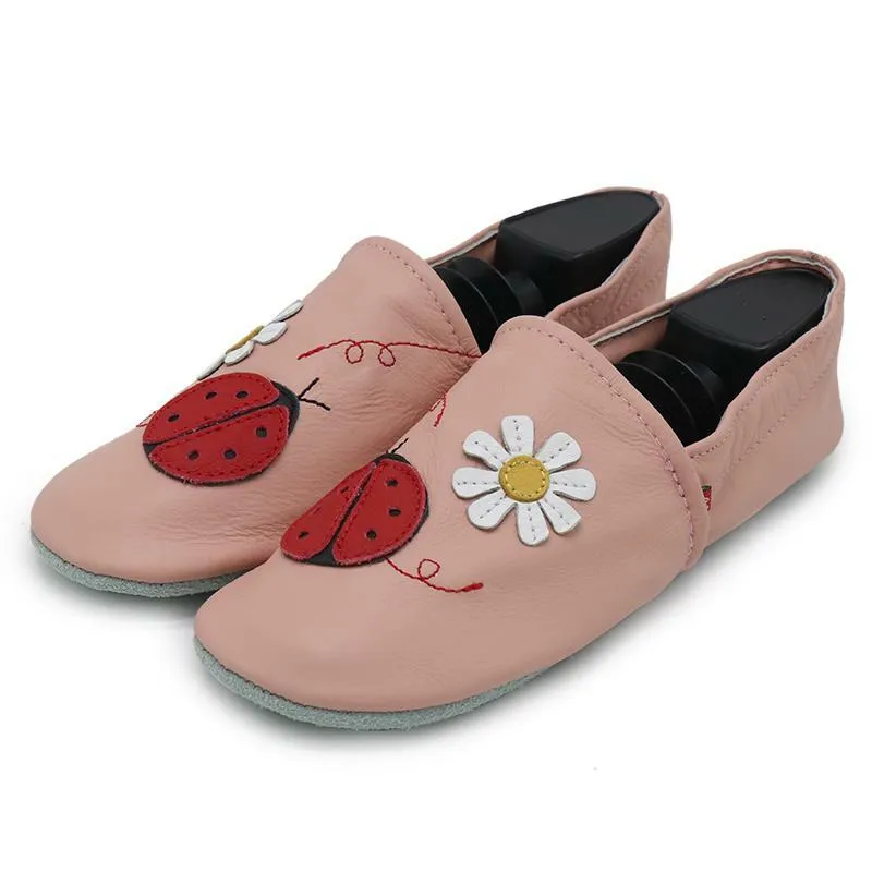 Dorothy Ruby Slippers Auction ladybug flower pink  Women Slippers