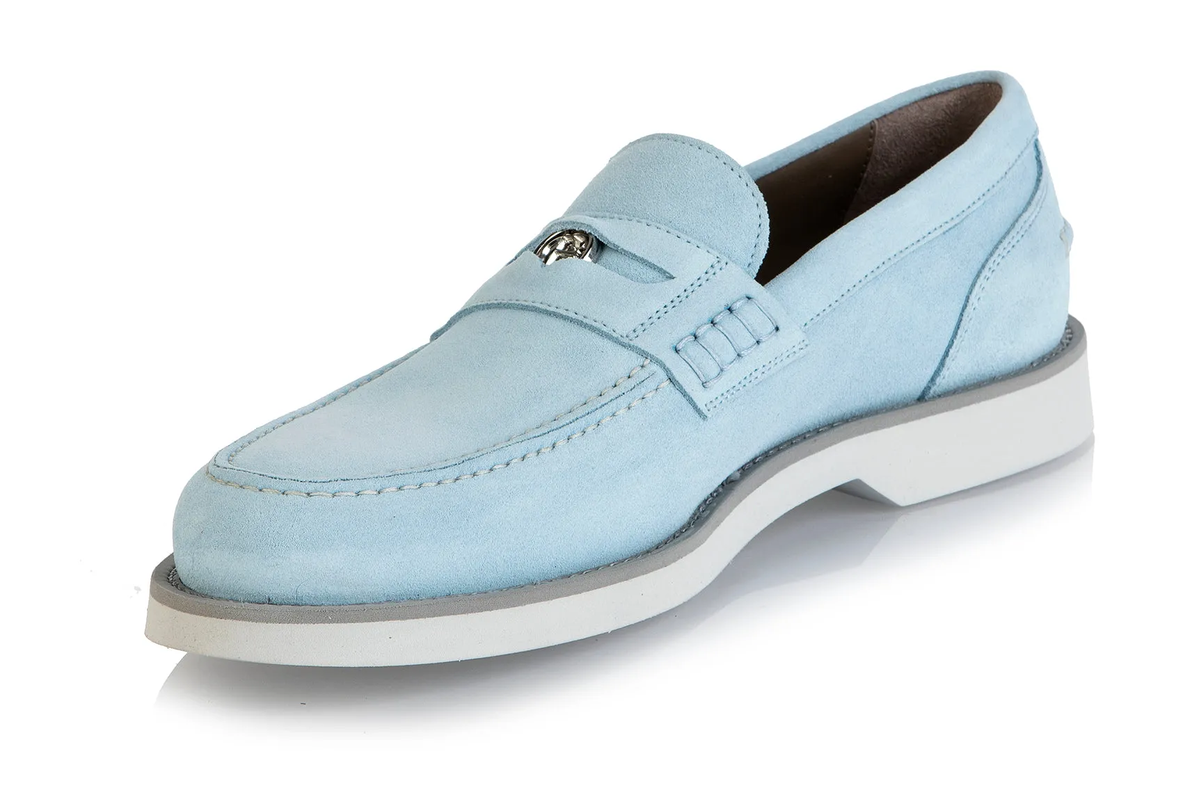 Loafers For Walking 8503 Baldinini Shoes / Blue