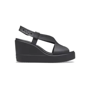 Crocs Brooklyn High Wedge Women Sandals - BLK Johnny Was Slides