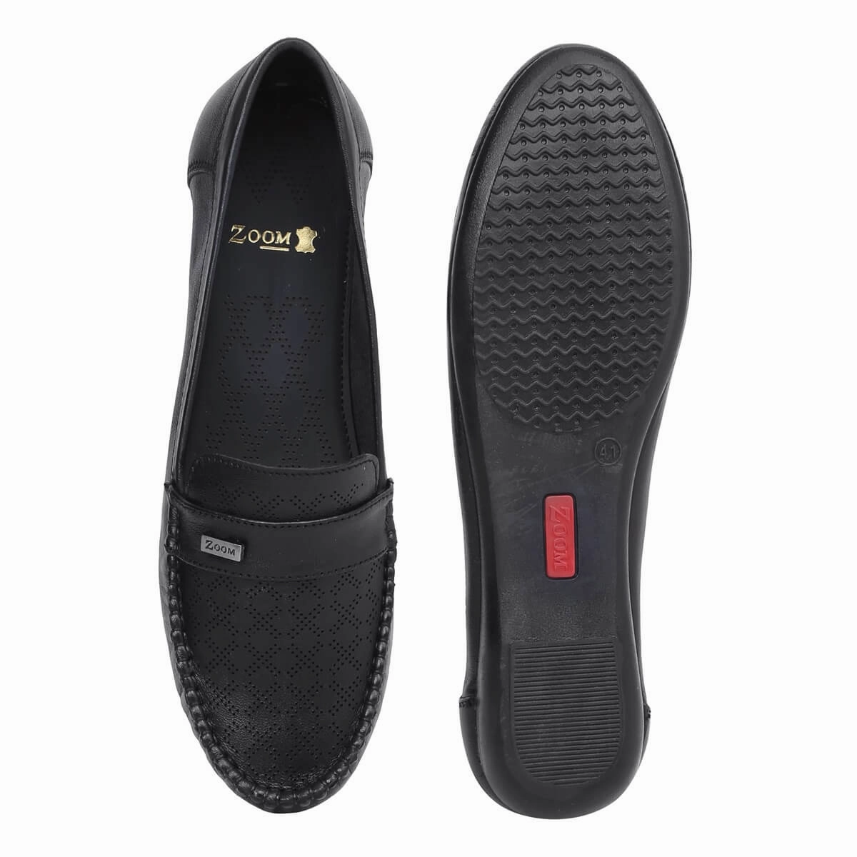 Foldable Flat Shoe Zoom Shoes Pure Leather Flat Bellies For Women VENUS