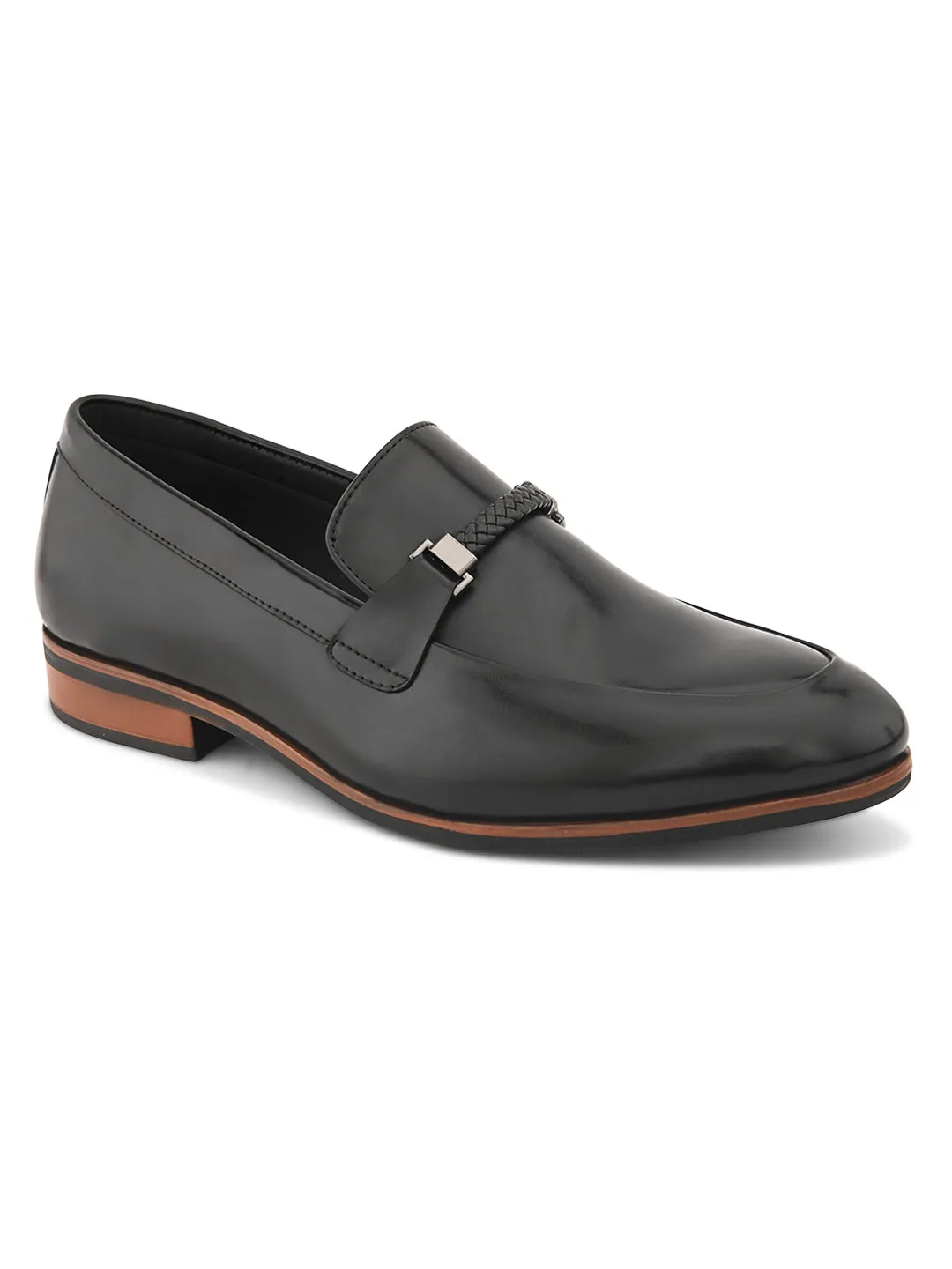 Soho Black Slip-Ons Chunky Gucci Loafers