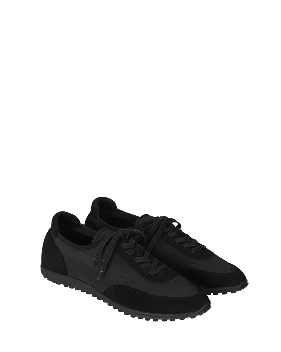 Oxford Flat Shoes Sophie Flat Sneakers / Black