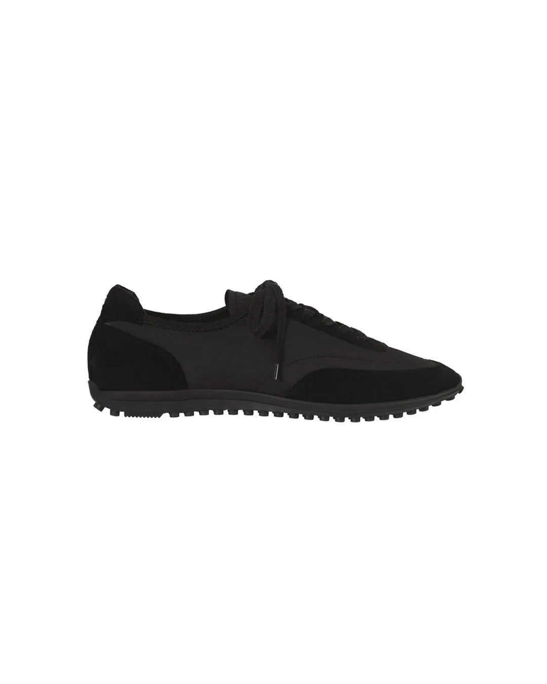 Cute Flat Winter Shoes Sophie Flat Sneakers / Black