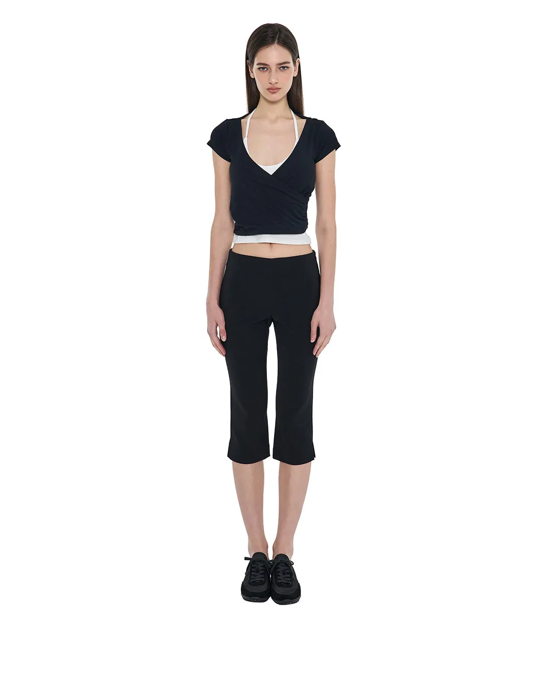 Flat Shoes Women Sophie Flat Sneakers / Black