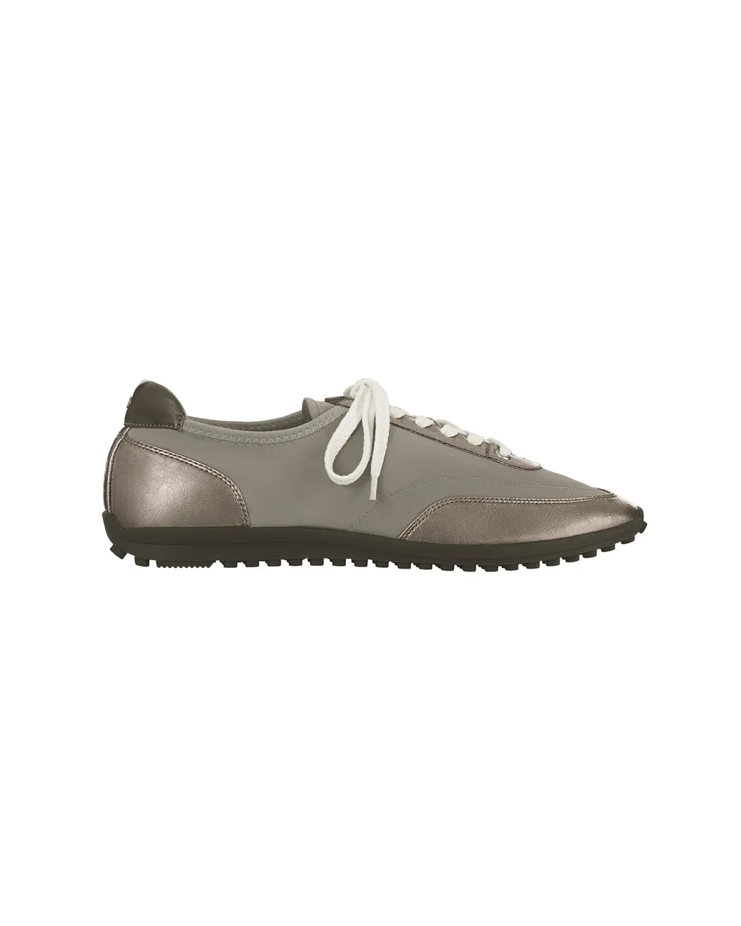 Party Flat Shoes Sophie Flat Sneakers  / Metallic Gray