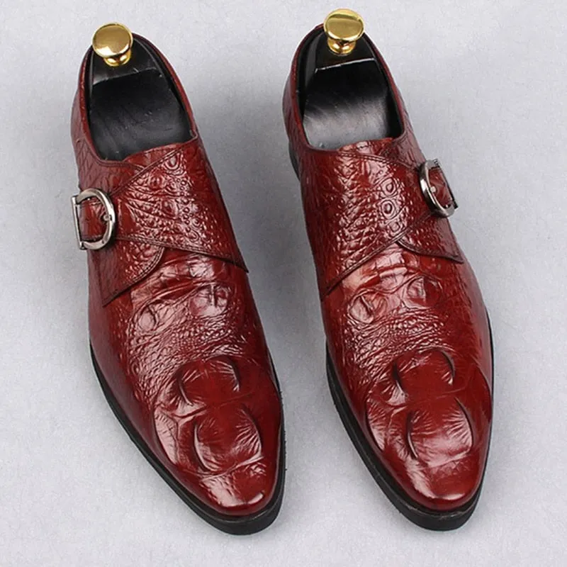 38-48 formal shoes men office men leather shoes Squatting Shoes