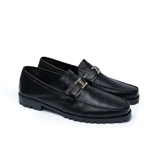 LS Pure Leather Handmade Textured Chunky Loafers LS-860 1901 Loafers