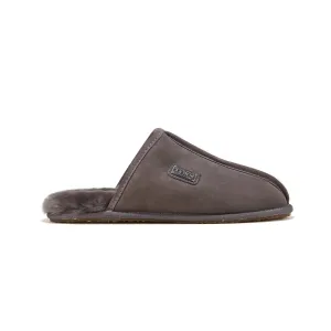 MENS CLOSED MULE GRAY Lane Bryant Slippers