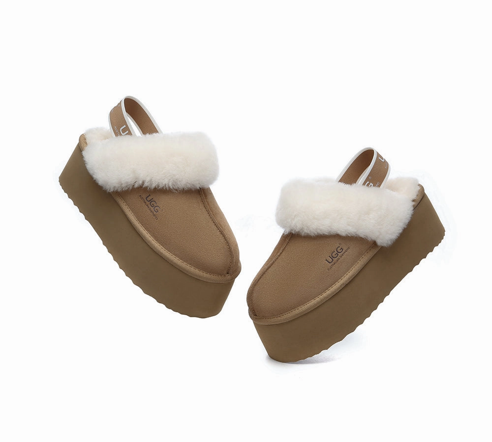AUSTRALIAN SHEPHERD UGG Slippers Women Slingback Platform Muffin Plus Star Wars Slippers