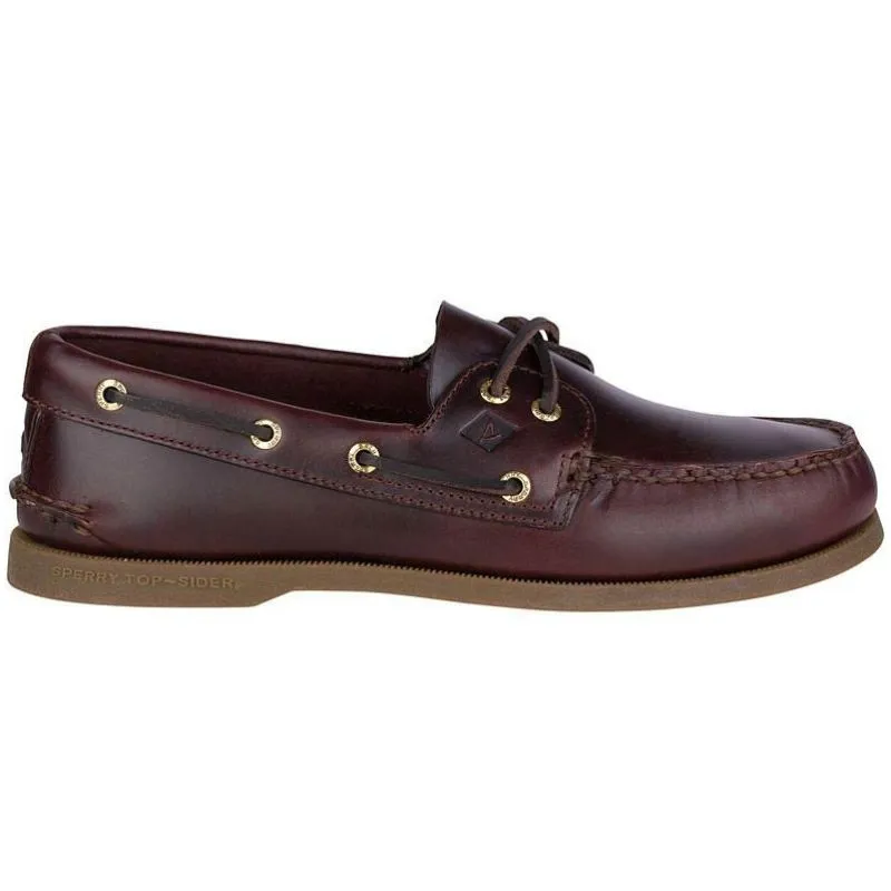 Loafers Chain Sperry - Amaretto Leather Original 2-Eye Boat Shoe