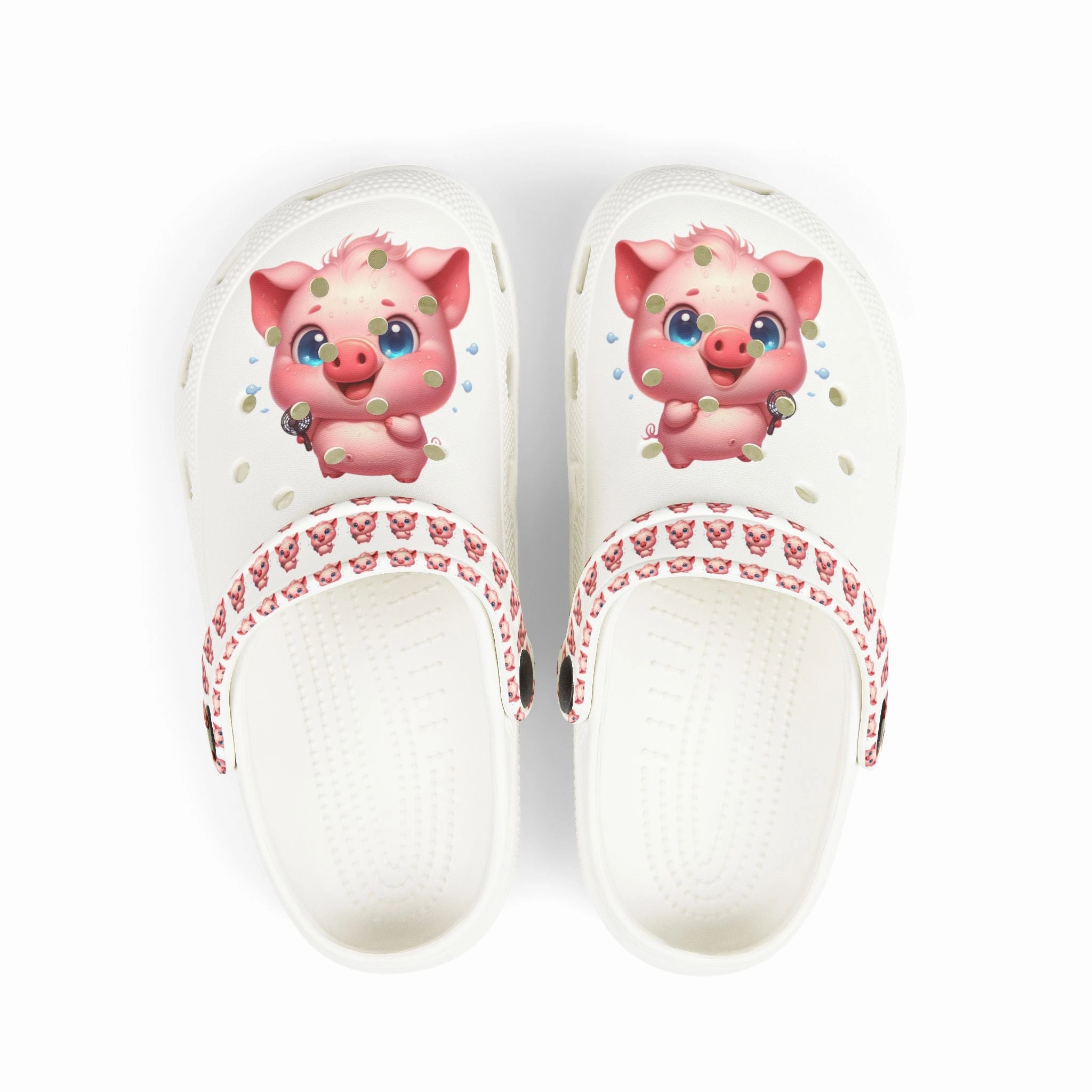 Kids' Piggy Clogs - Fun EVA Foam Footwear for Play, Summer, Party, Holidays, Cute Slip-Ons, Ideal for Outdoor Adventures Sandals On Heel