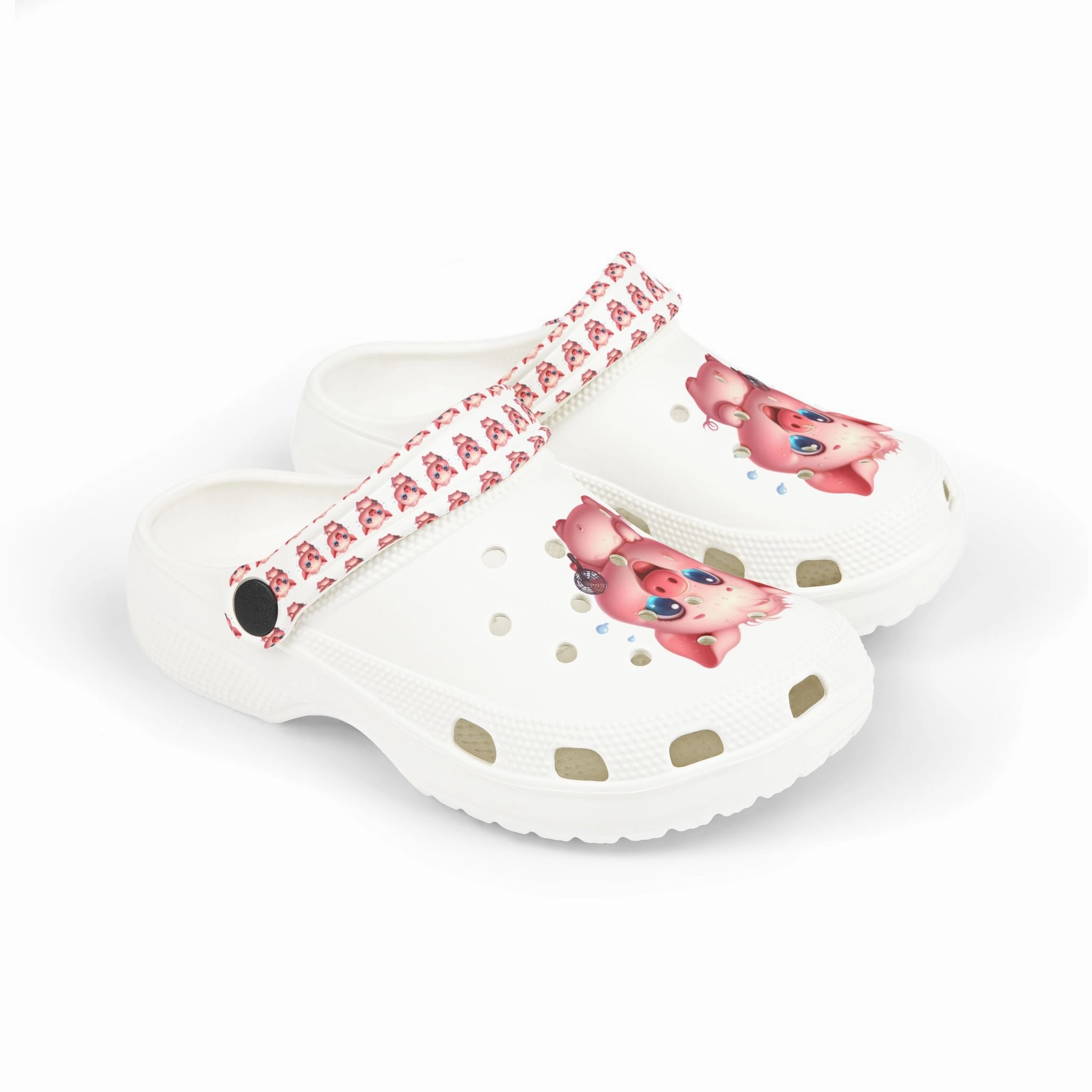 Soleil Sandals Kids' Piggy Clogs - Fun EVA Foam Footwear for Play, Summer, Party, Holidays, Cute Slip-Ons, Ideal for Outdoor Adventures