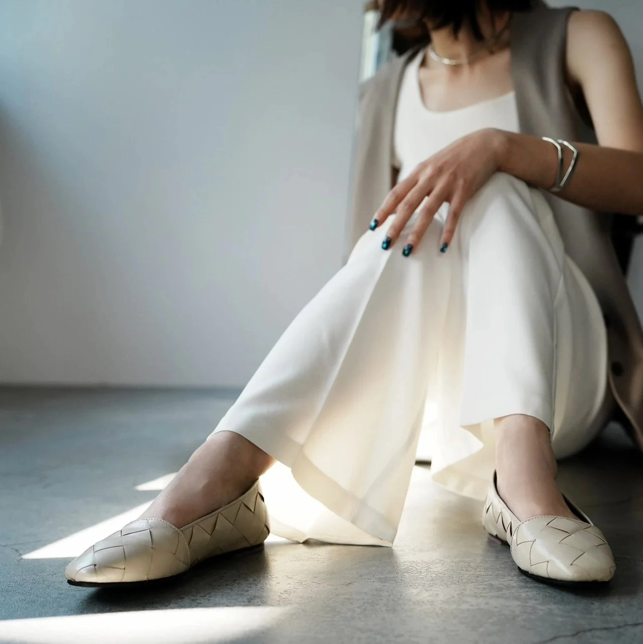 SS23 731088 | Kikka - Mesh Loafers | Yuko Imanishi  Size 15 Loafers