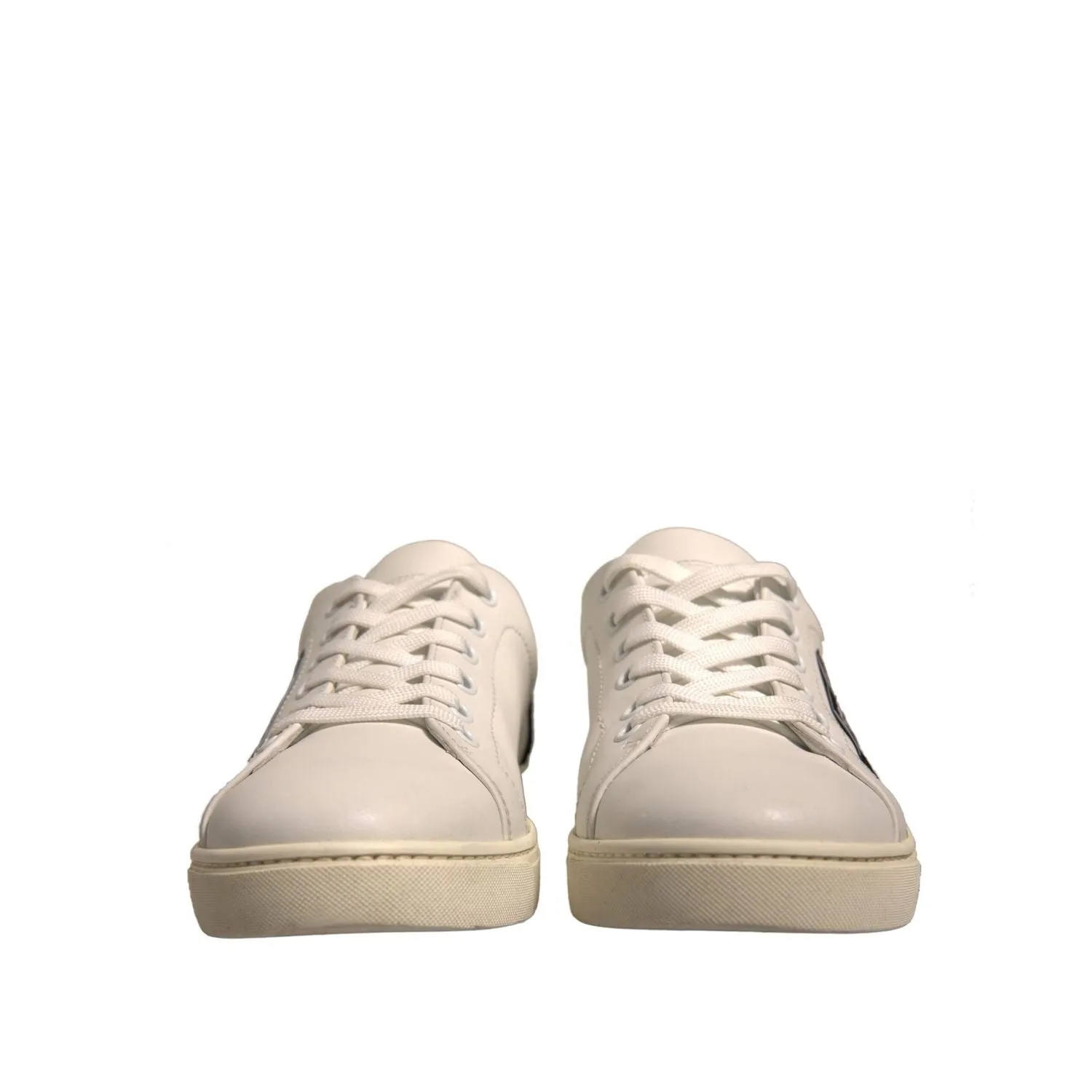 Dolce & Gabbana White Suede Leather Low Top Sneakers Shoes Angel Reese Custom Sneakers