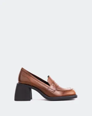 American Classics Bit Loafers Station Chestnut Leather