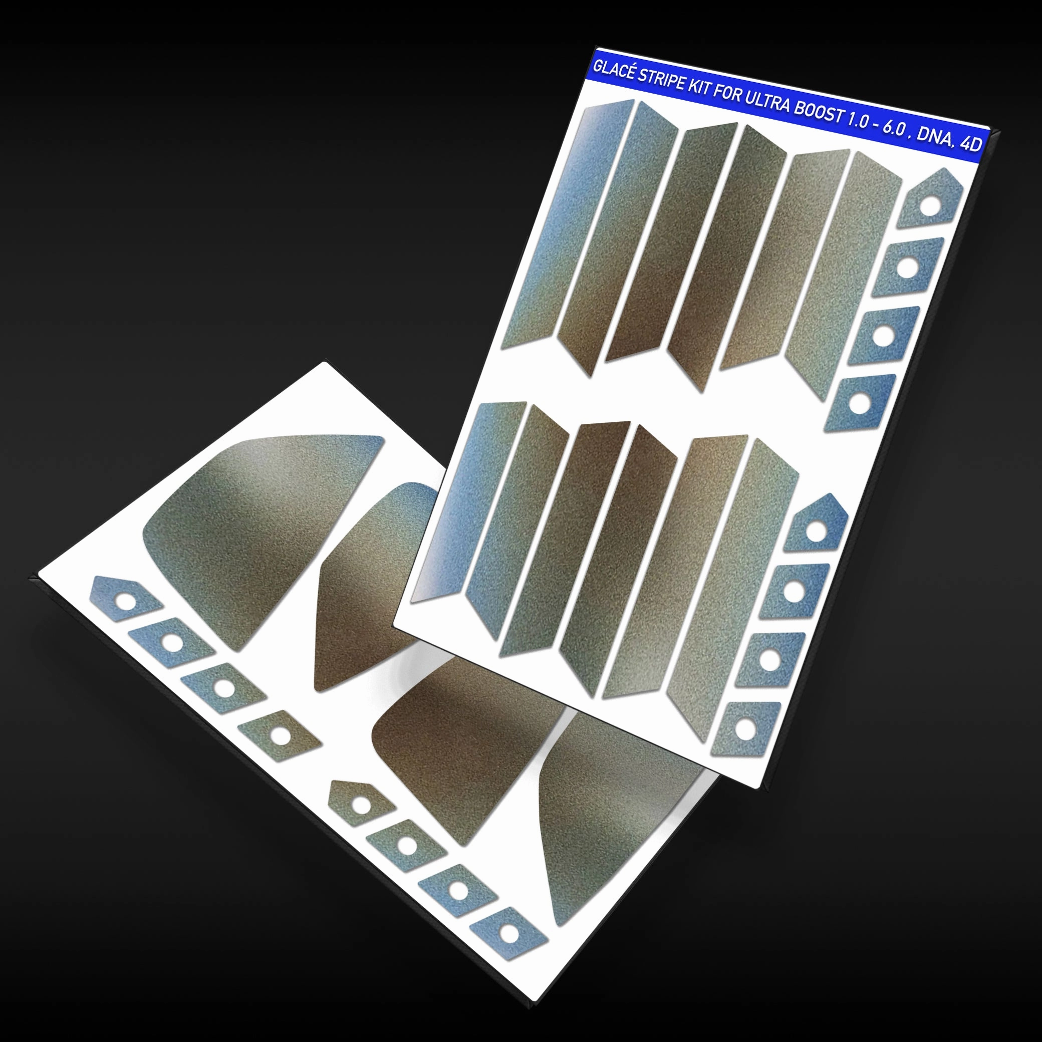 Steel Gray Color Shift Stripes for Ultra Boost Adidas Tokyo Shoes