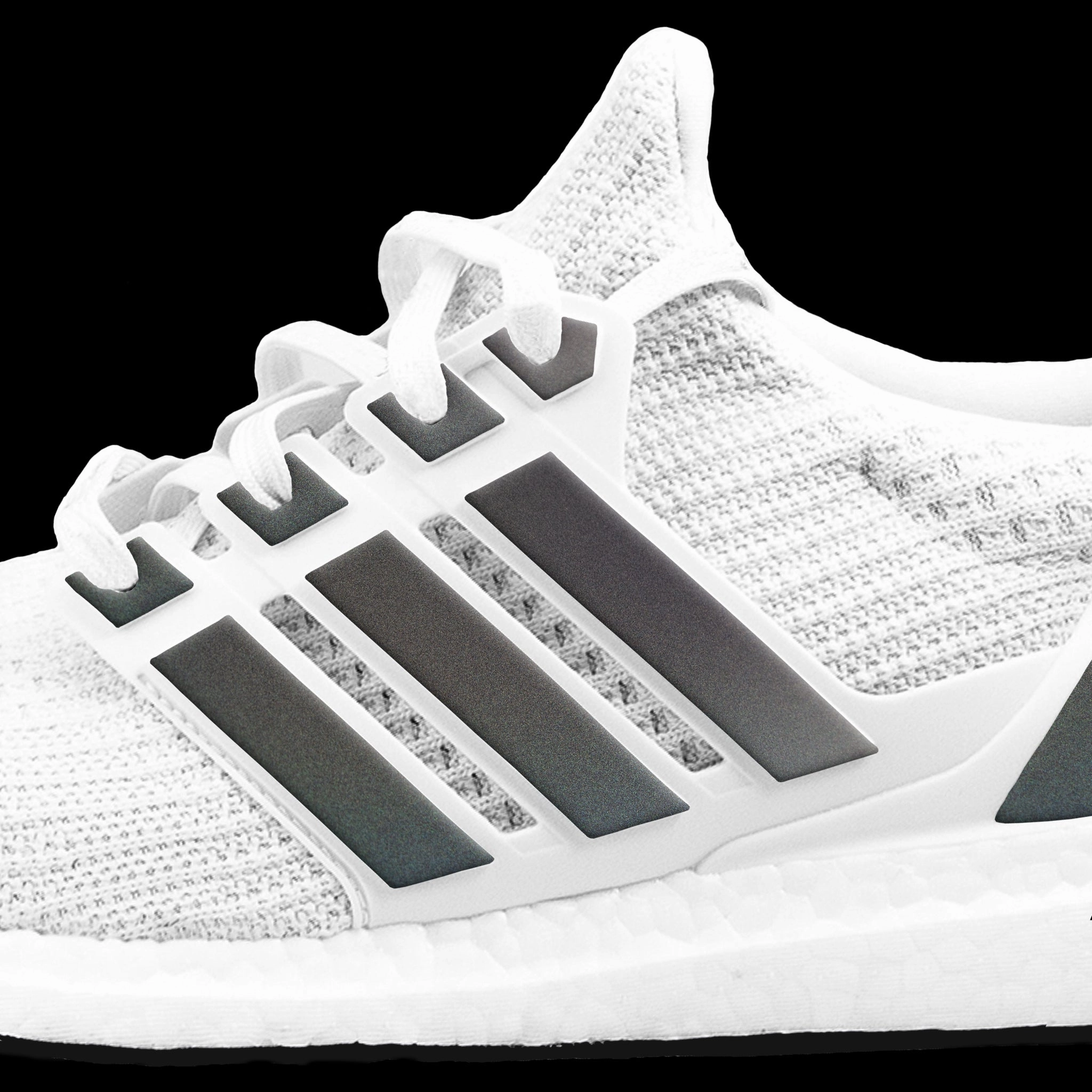 Adidas Super Shoes Steel Gray Color Shift Stripes for Ultra Boost