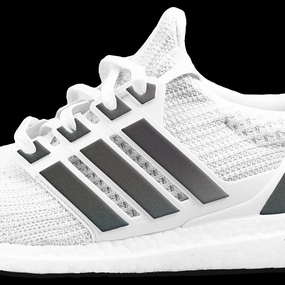 Adidas Blade Shoes Steel Gray Color Shift Stripes for Ultra Boost