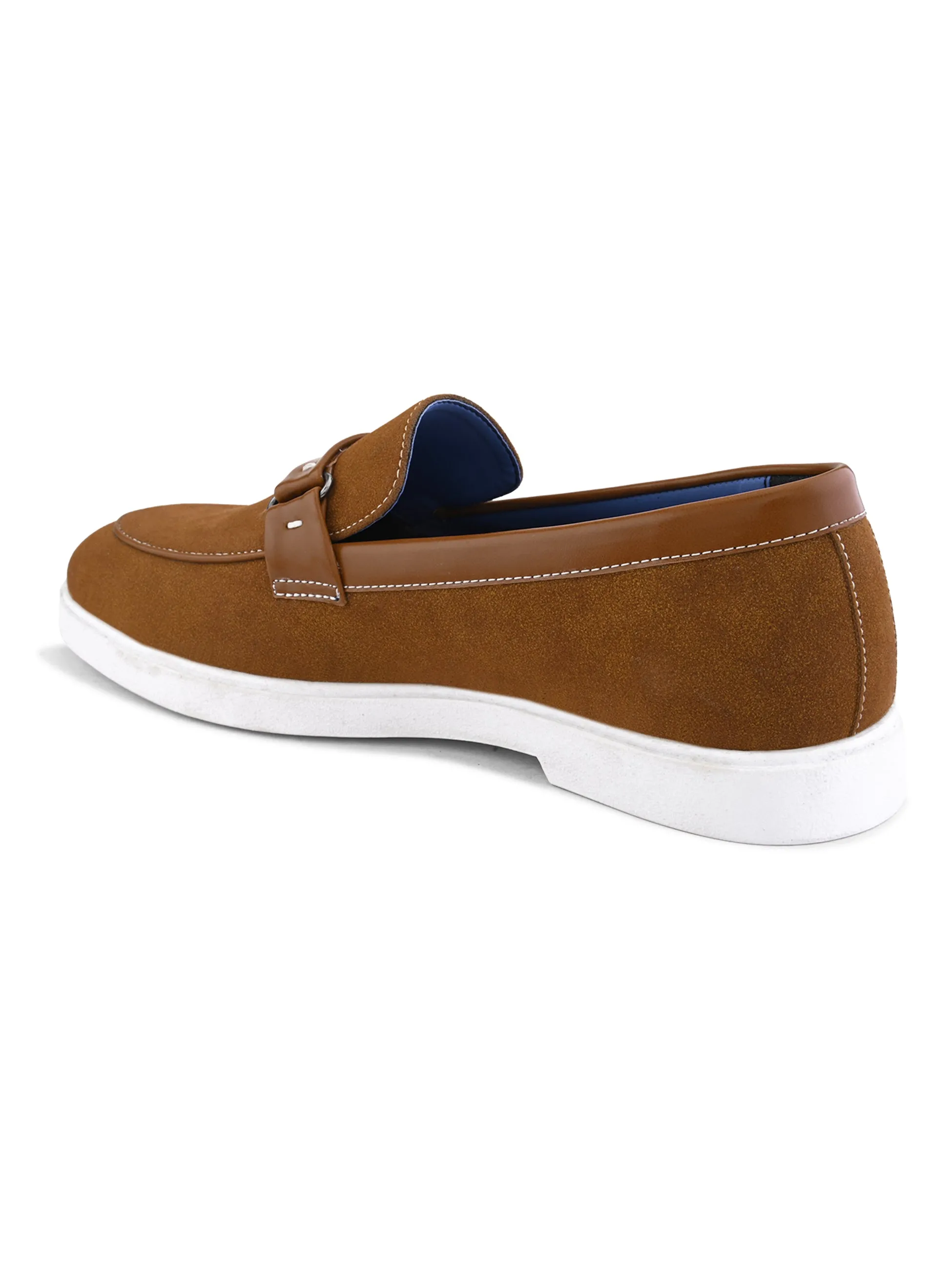 Walter Hagen Casual Golf Shoes SAN FRISSCO Men Tan Casual Slip-On Shoes