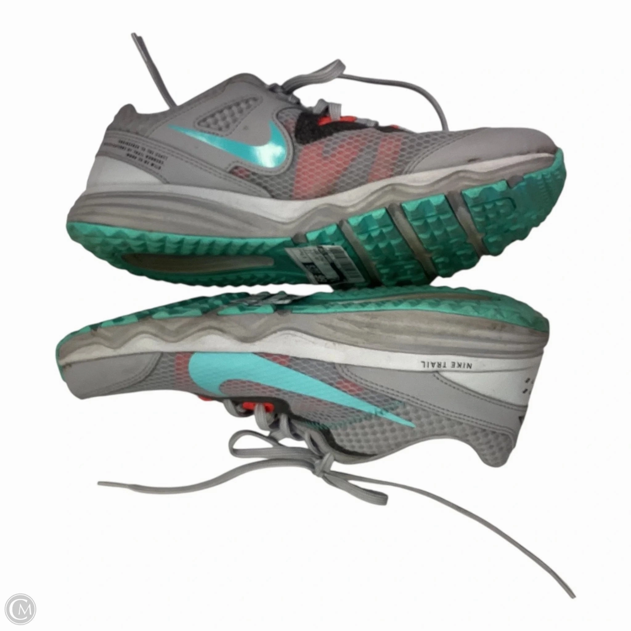 Asics Netburner Volleyball Shoes Shoes Athletic By Nike Apparel In Blue & Grey, Size: 8.5