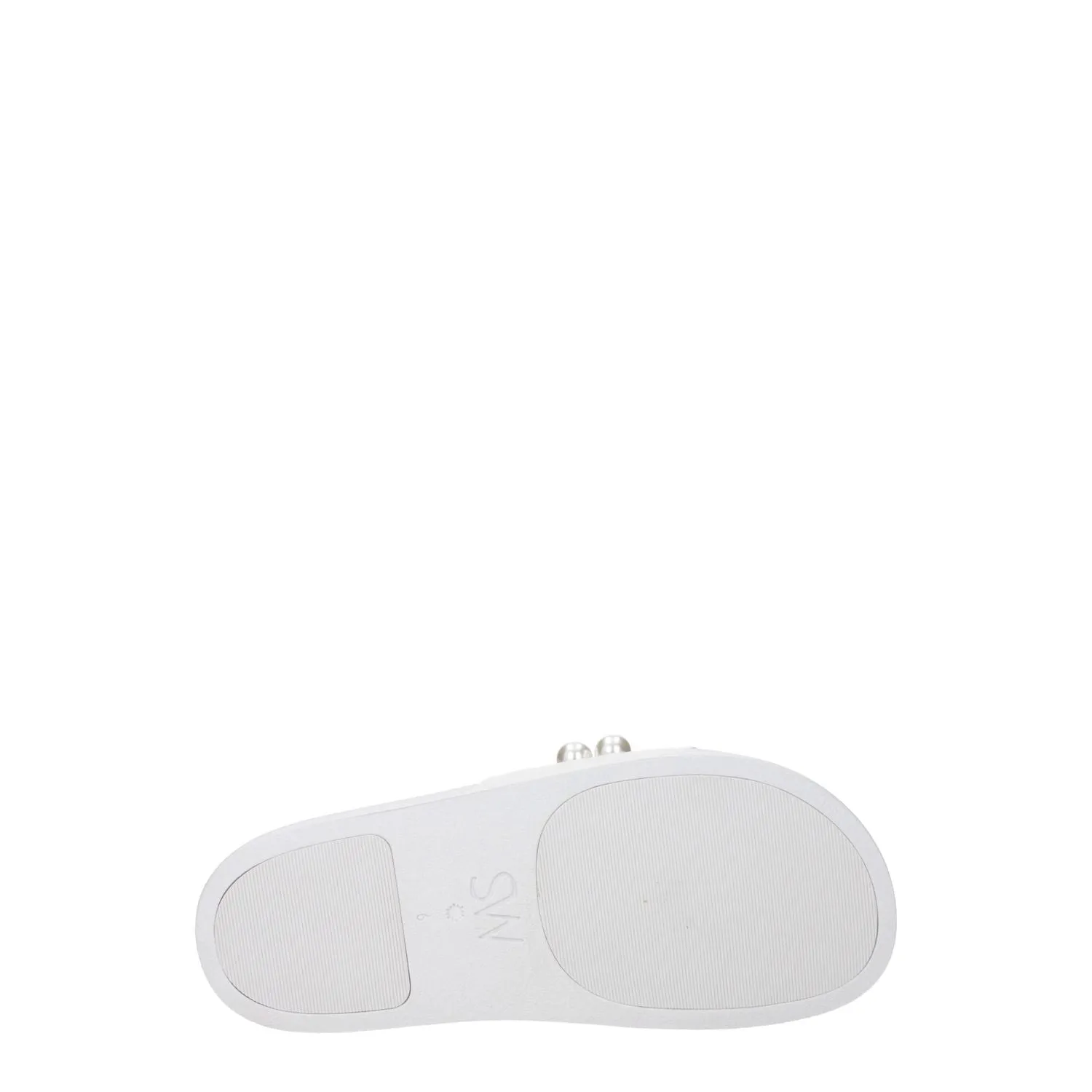 Stuart Weitzman White Leather Slippers Low Cut Flat Shoes
