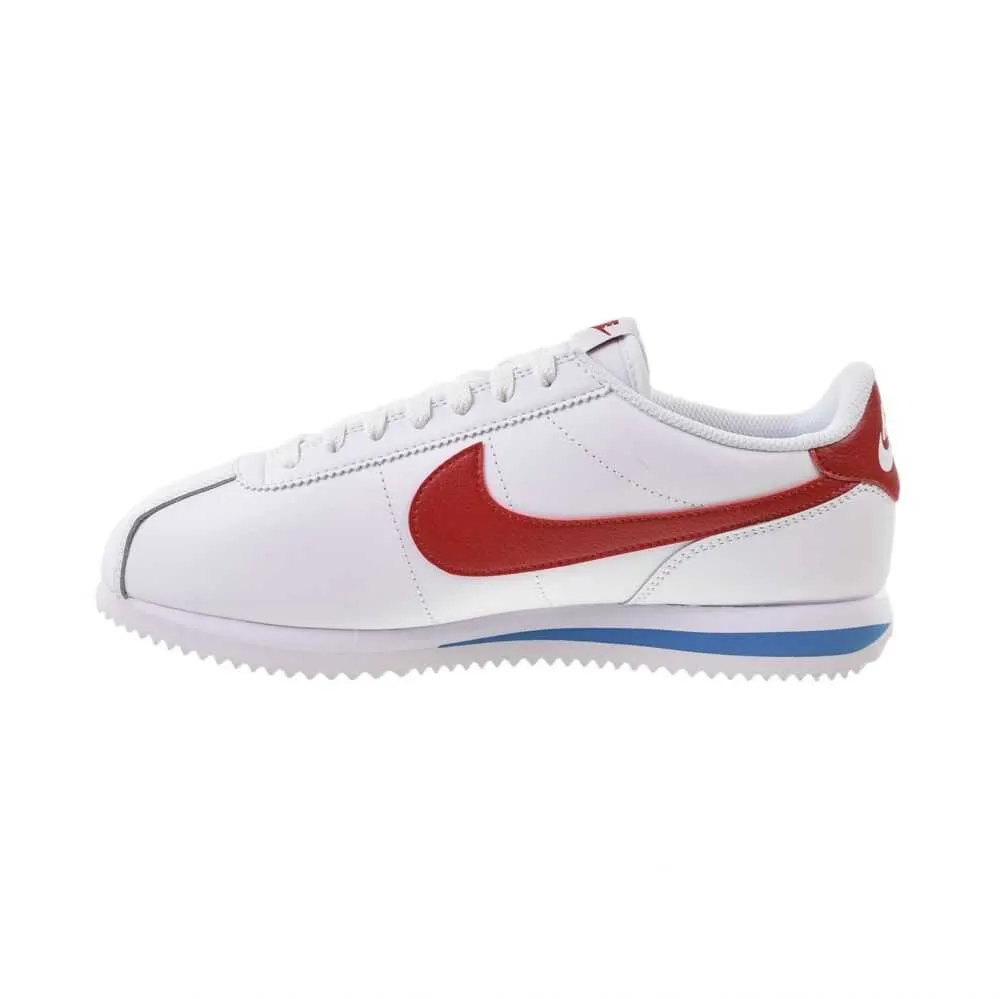 Clipless Casual Shoes Nike Cortez Men's Shoes White/Varsity Red-Varsity Blue dm4044-108