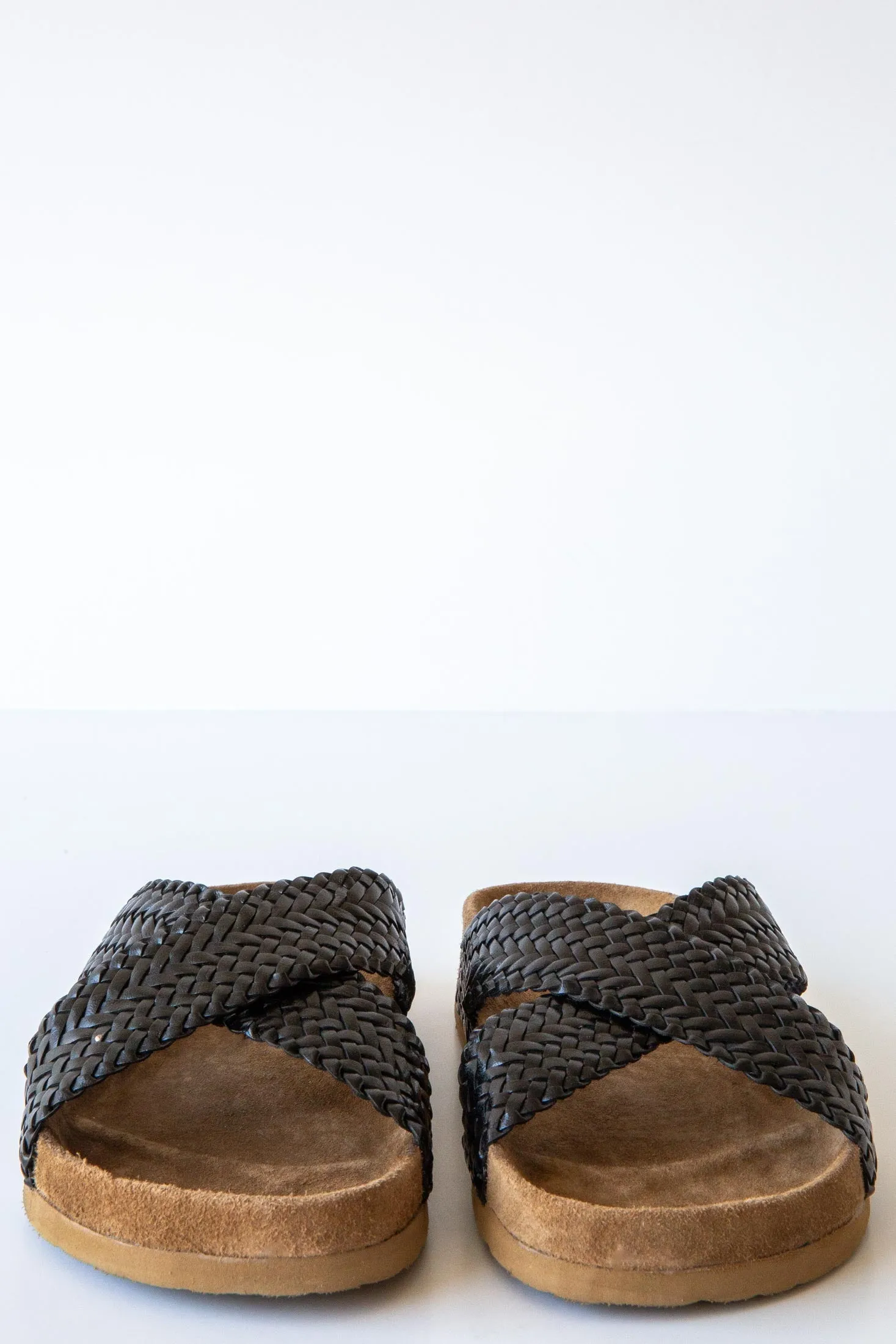 Woven X Sandal Slide Comfort Sandals