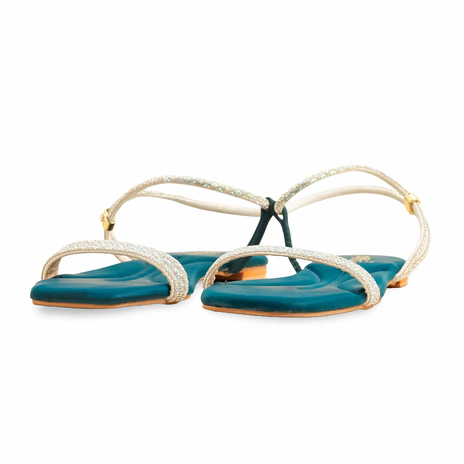 Seagreen Fancy Sandal For Women LFN417 Mk Flat Shoes Sale
