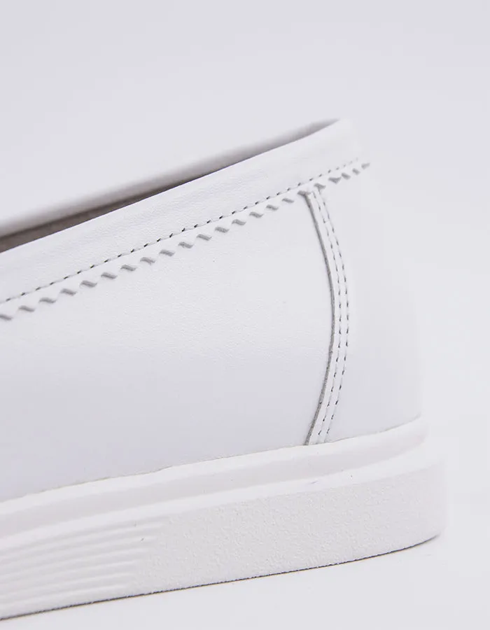 Sperry White Leather Loafers Seafood Grill