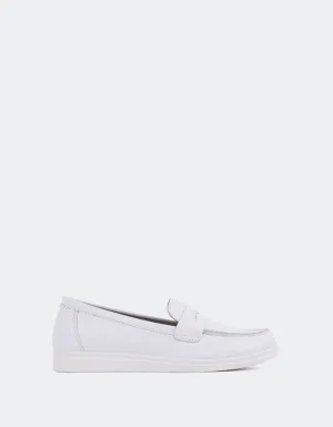 Sperry White Leather Loafers Ralph Lauren