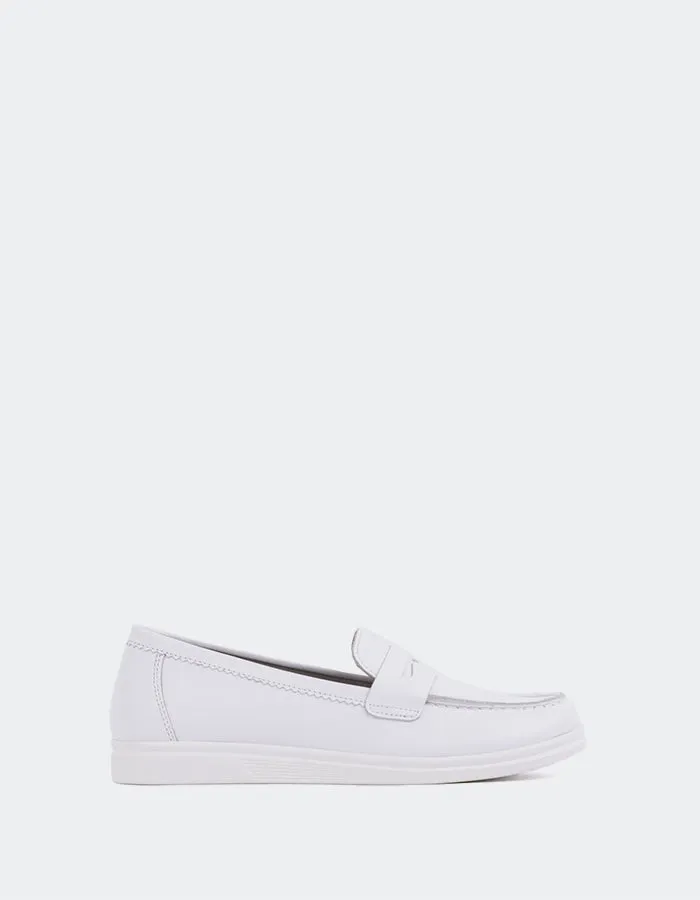 Ralph Loafers Sperry White Leather
