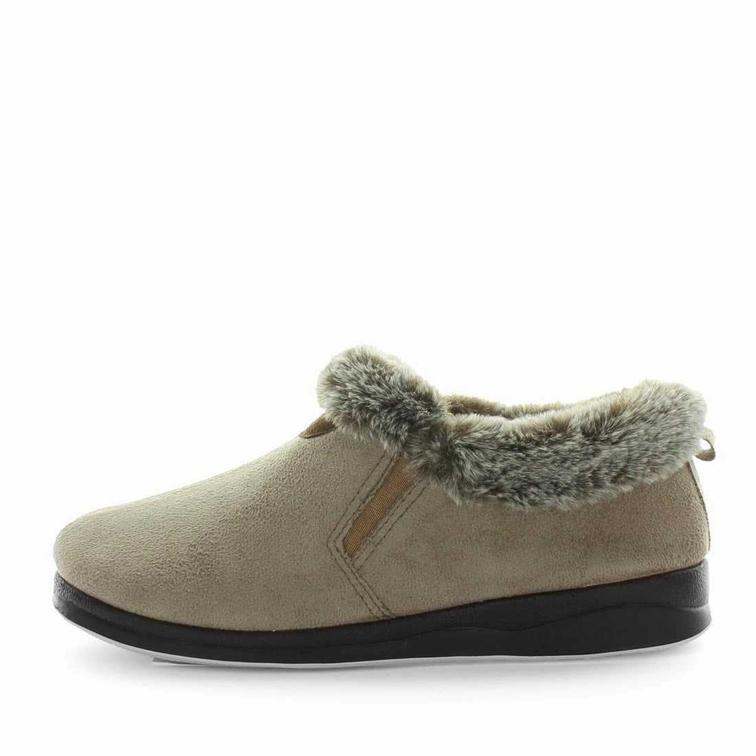 Design Of Slippers Panda Elivia Women's Bootie Slippers - Taupe