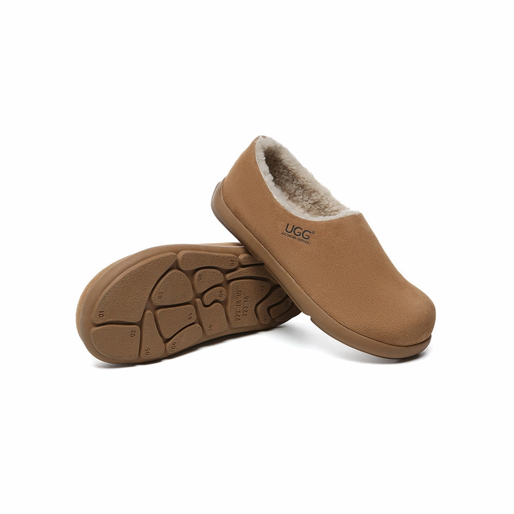 Slippers Naruto AUSTRALIAN SHEPHERD UGG Slippers Sheepskin Wool Ankle Clog Brett