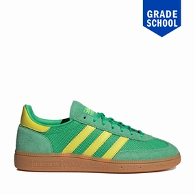 Grade School Adidas Handball Spezial - Energy Green/Pure Sulfur/Gum Farm Rio Adidas Shoes