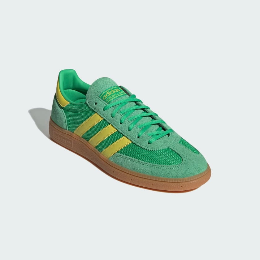 Grade School Adidas Handball Spezial - Energy Green/Pure Sulfur/Gum Adidas Skateboard Shoe