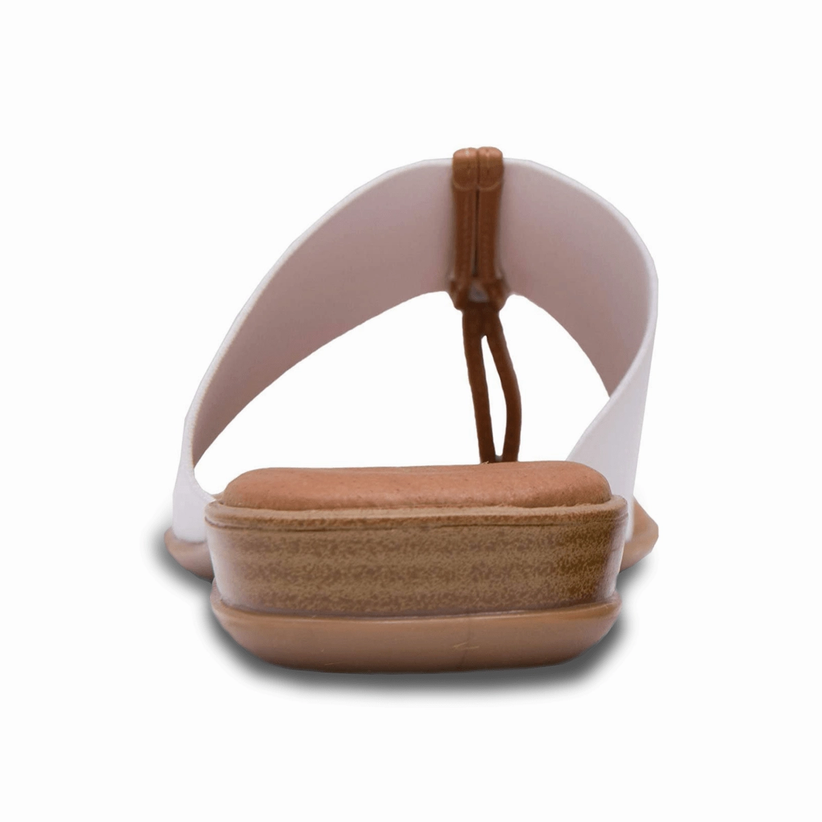 Andre Assous Nice Featherweights  Elastic Sandal (White) Running Shoes Supination And Flat Feet