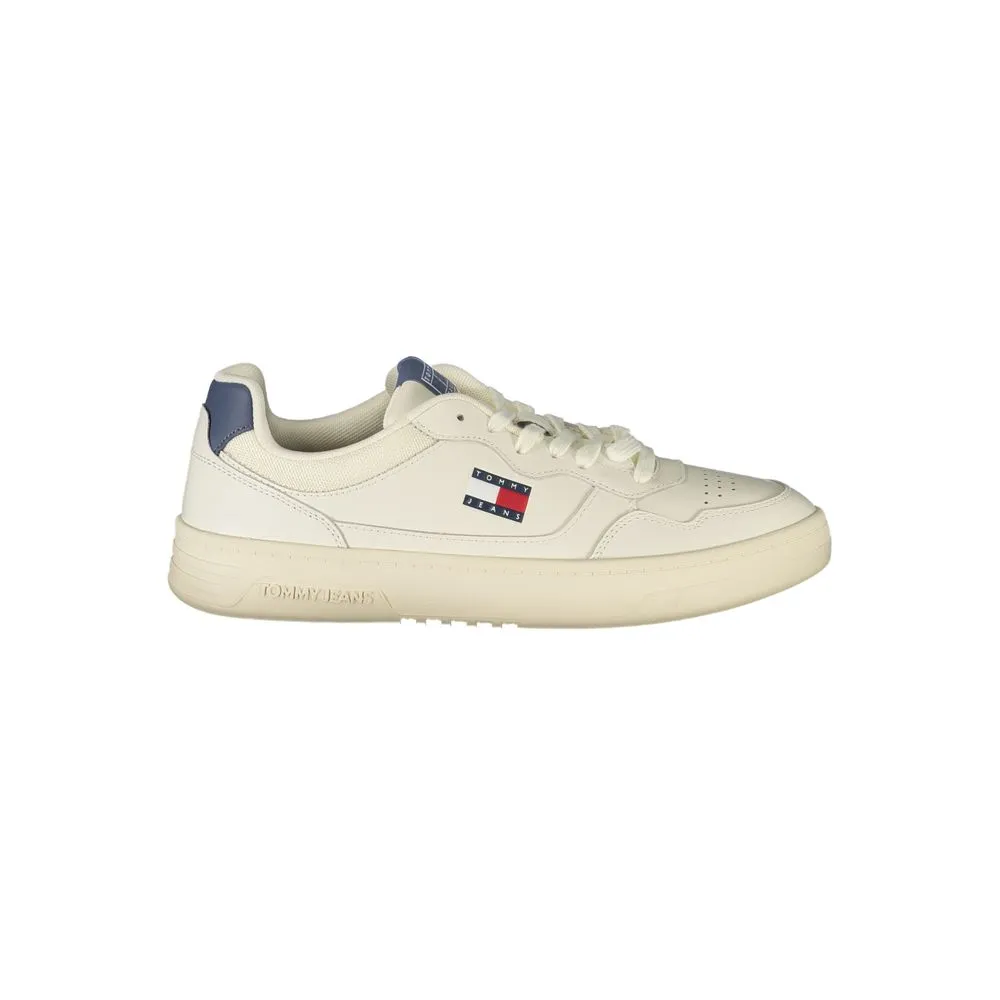 Casual Shoes Office Tommy Hilfiger White Leather Men Sneaker