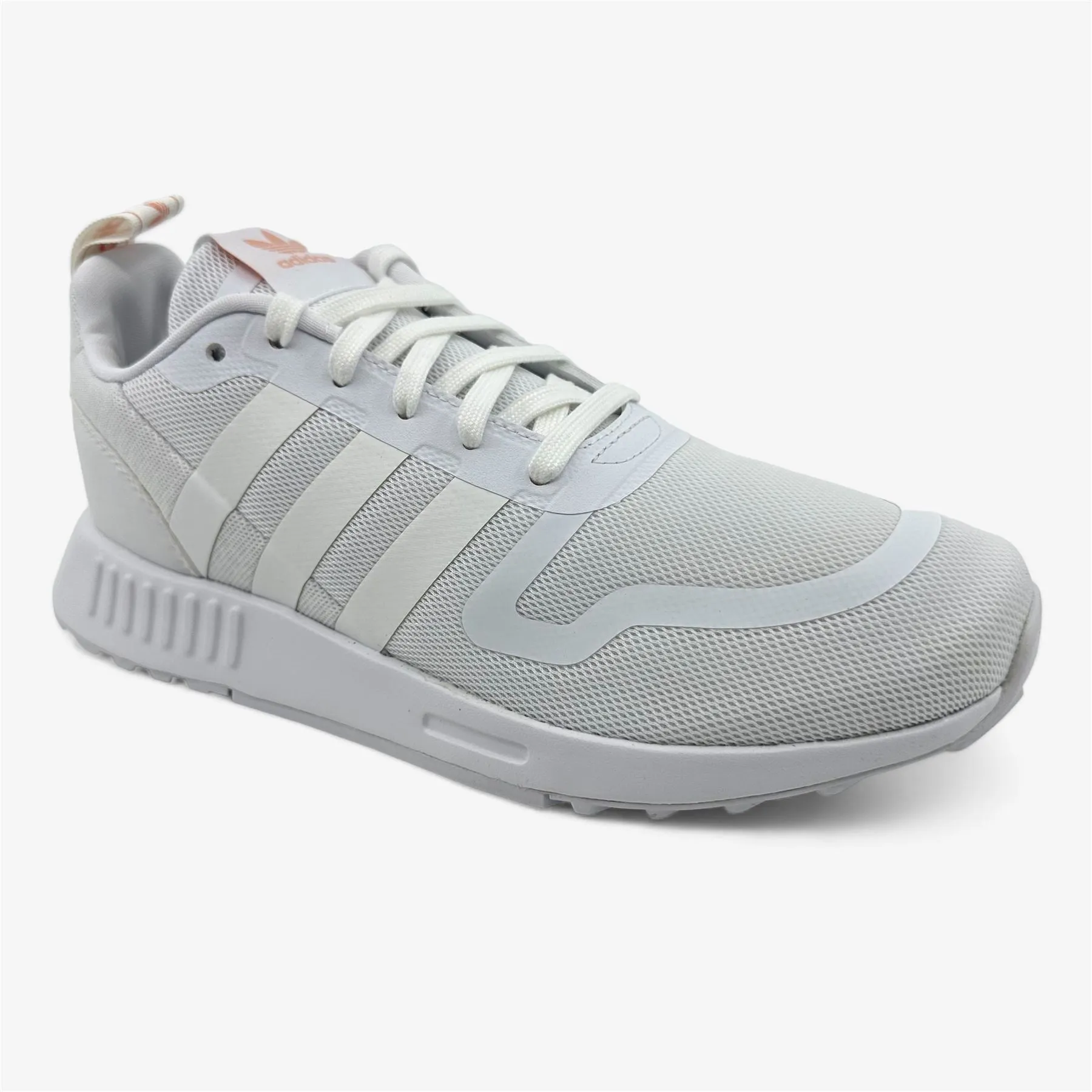 Adidas Multix Triple White Womens Athletic Sneaker Best Running Shoes For Pronation And Flat Feet