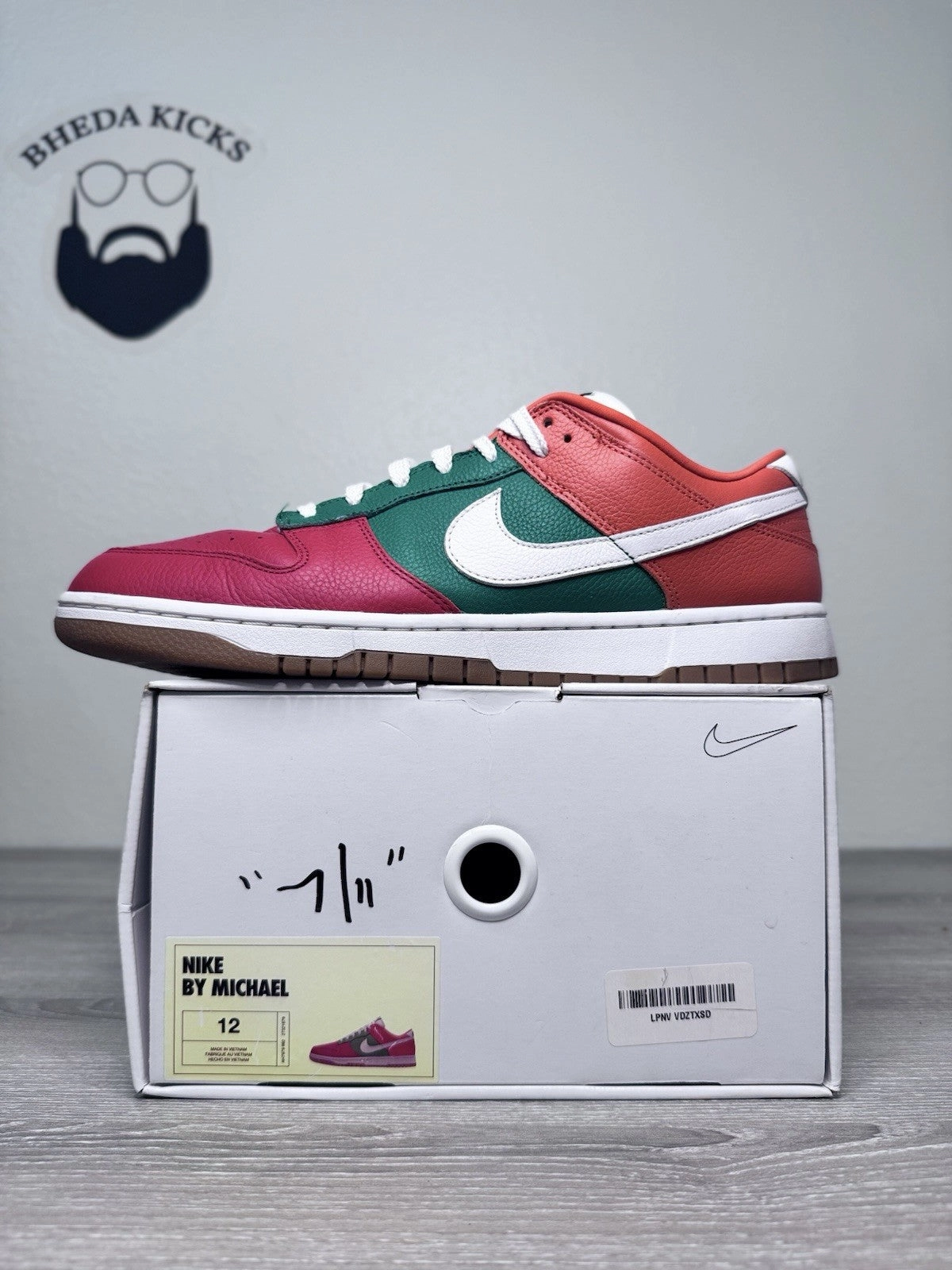 Asics Y2k Shoes Size 12 - Nike Dunk Low By You Nike ID Mens 7/11 Inspired Dunk AH7979-992