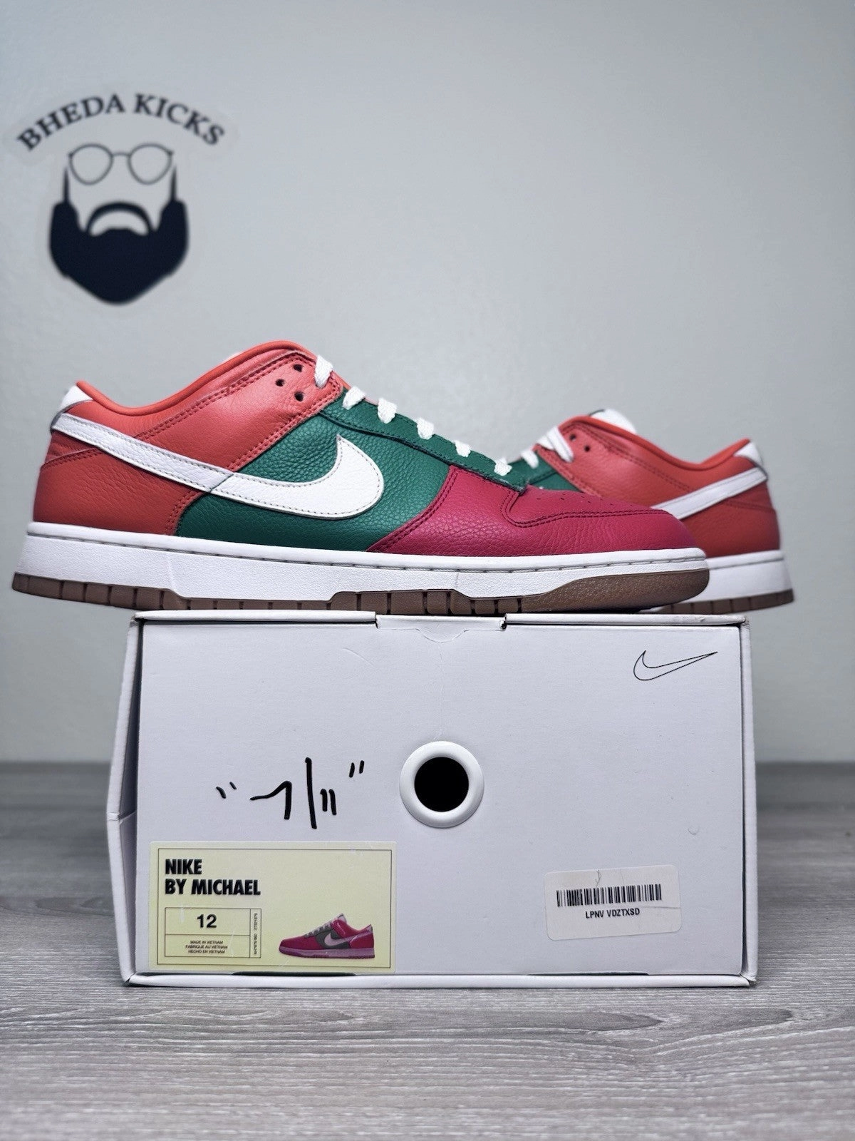 Size 12 - Nike Dunk Low By You Nike ID Mens 7/11 Inspired Dunk AH7979-992 Asics Shoe Sales