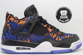 Nike Air Jordan 4 Black Rush Violet (GS) No Insoles Asics Running Shoes Best Cushioning