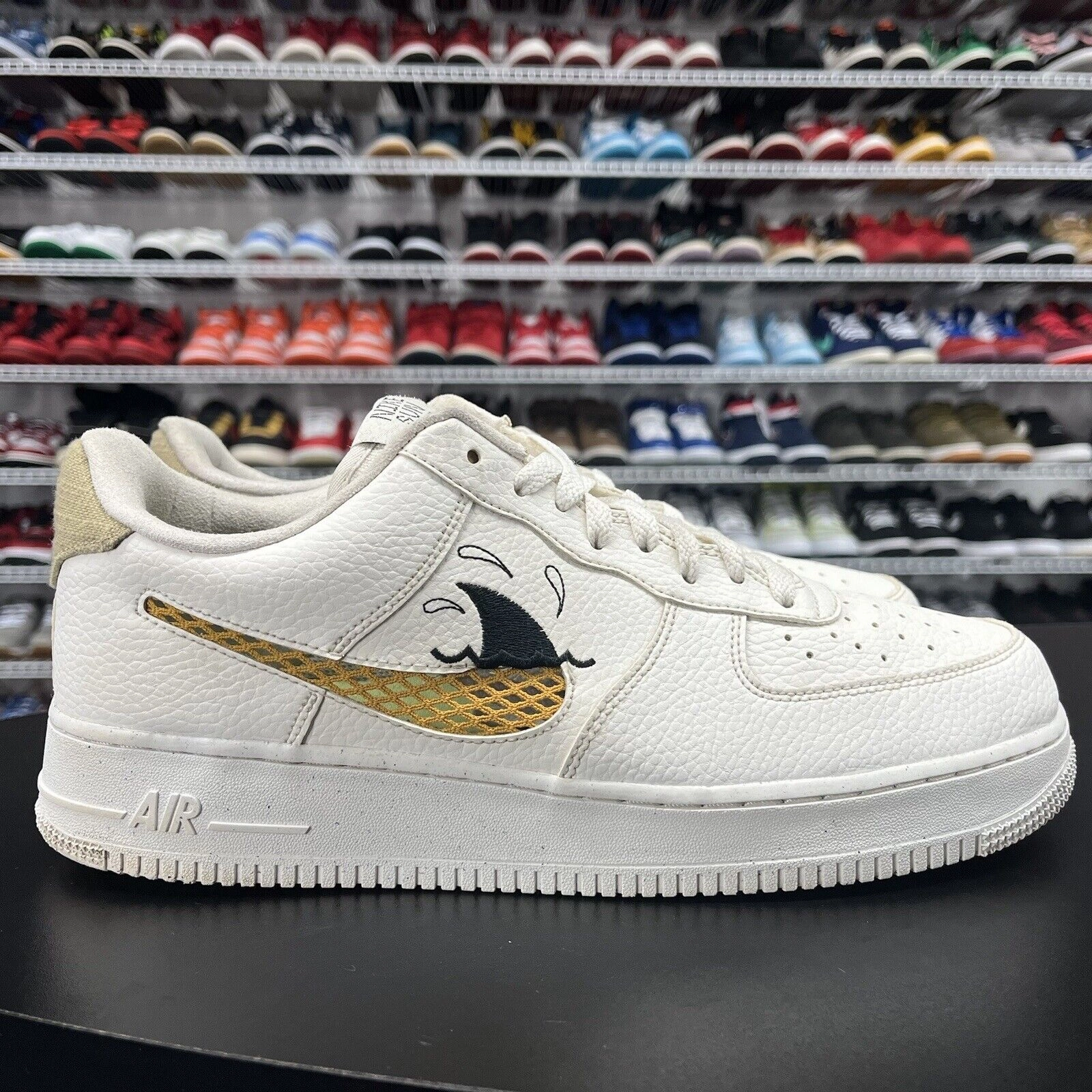 Cleaning Asics Running Shoes Air Force 1 Low '07 LV8 Next Nature Sun Club Wheat Grass DM0117-100 Sz 11.5