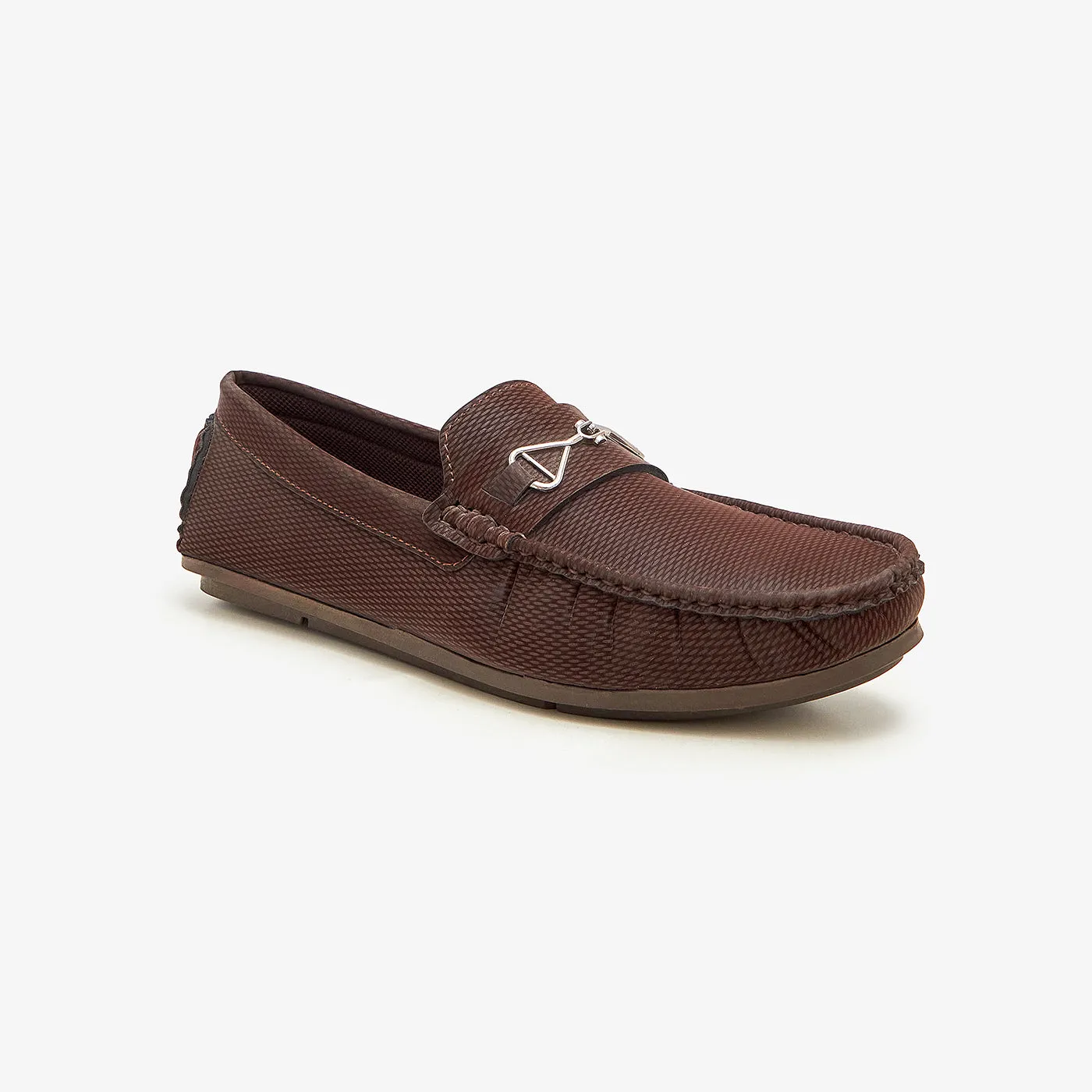 Laser Cut Loafers Men's Buckled Loafers