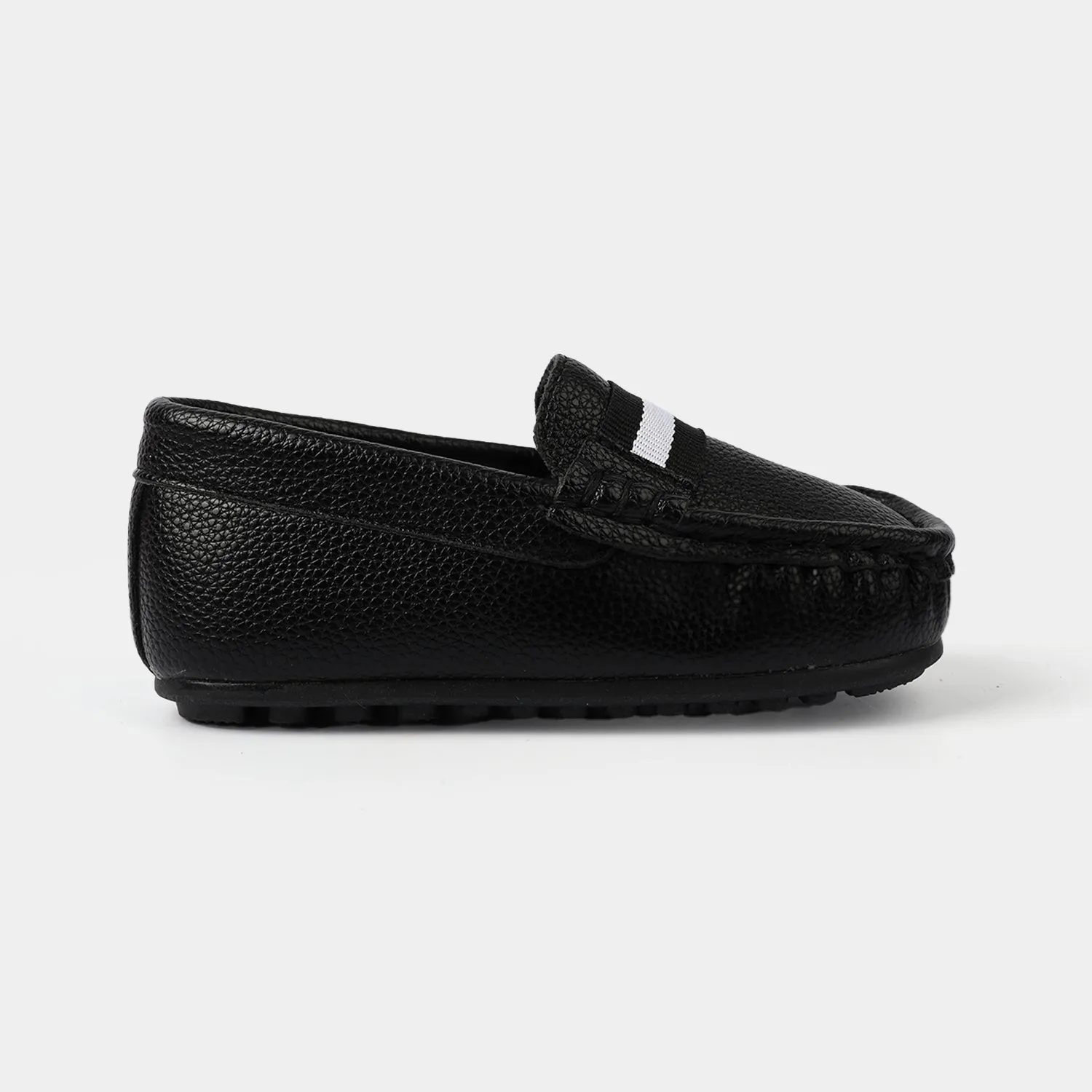 Comfortable Leather Loafers Boys Loafers H502-L21-BLACK