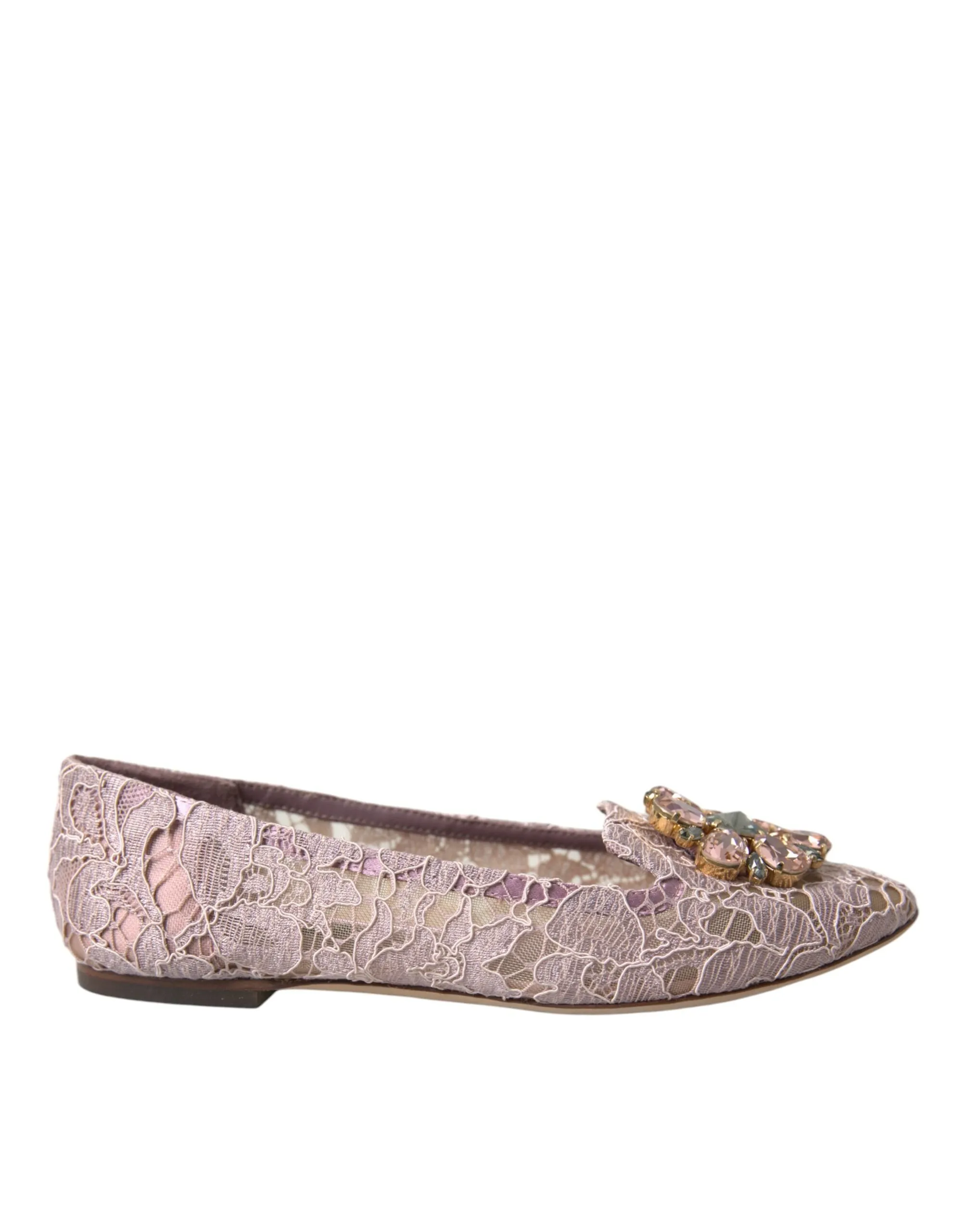 Ugg Loafers Pink Lace Crystal Ballet Flats Loafers Shoes