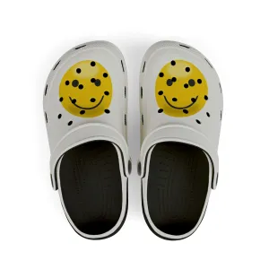 Smiley Face Clogs, Kid's EVA Foam Shoes, Comfortable Summer Footwear, Fun Playtime Shoes, Gift for Kids, Cute Garden Clogs Best Casual Shoes Under 500