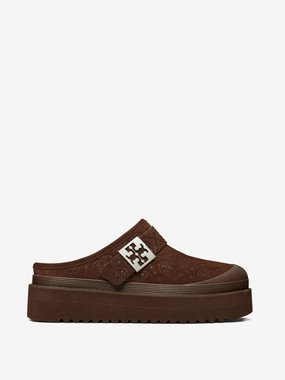 Pinch Penny Loafers TORY BURCH - Women Mellow Shearling Platform Mule